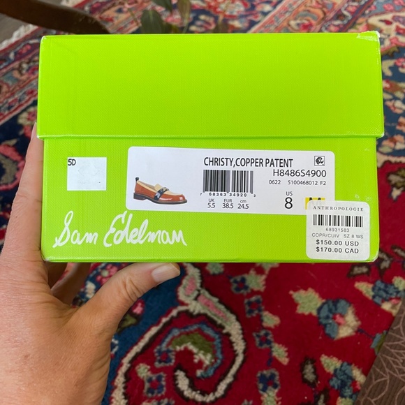 Sam Edelman Christy Loafer, Copper, Size 8 - Picture 2 of 5